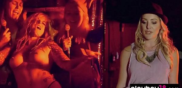  Curious Kate Quigley visited a striptease karaoke bar